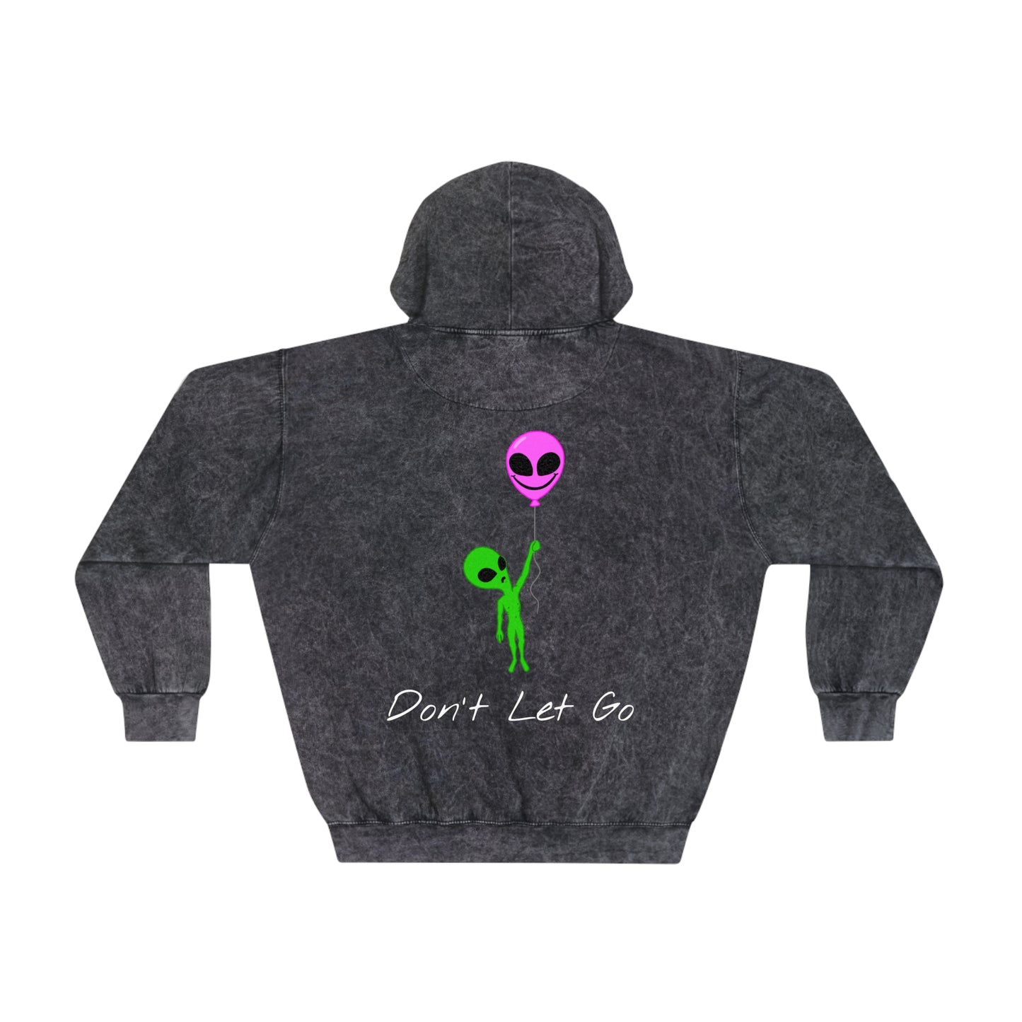 Don't Let Go Unisex Mineral Wash Hoodie